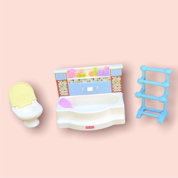 Fisher Price Loving Family Dollhouse Bathroom - Picture 3 of 4